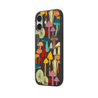 iPhone Mushrooms Premium Telefon Kılıfı Bordo - Sumthincs