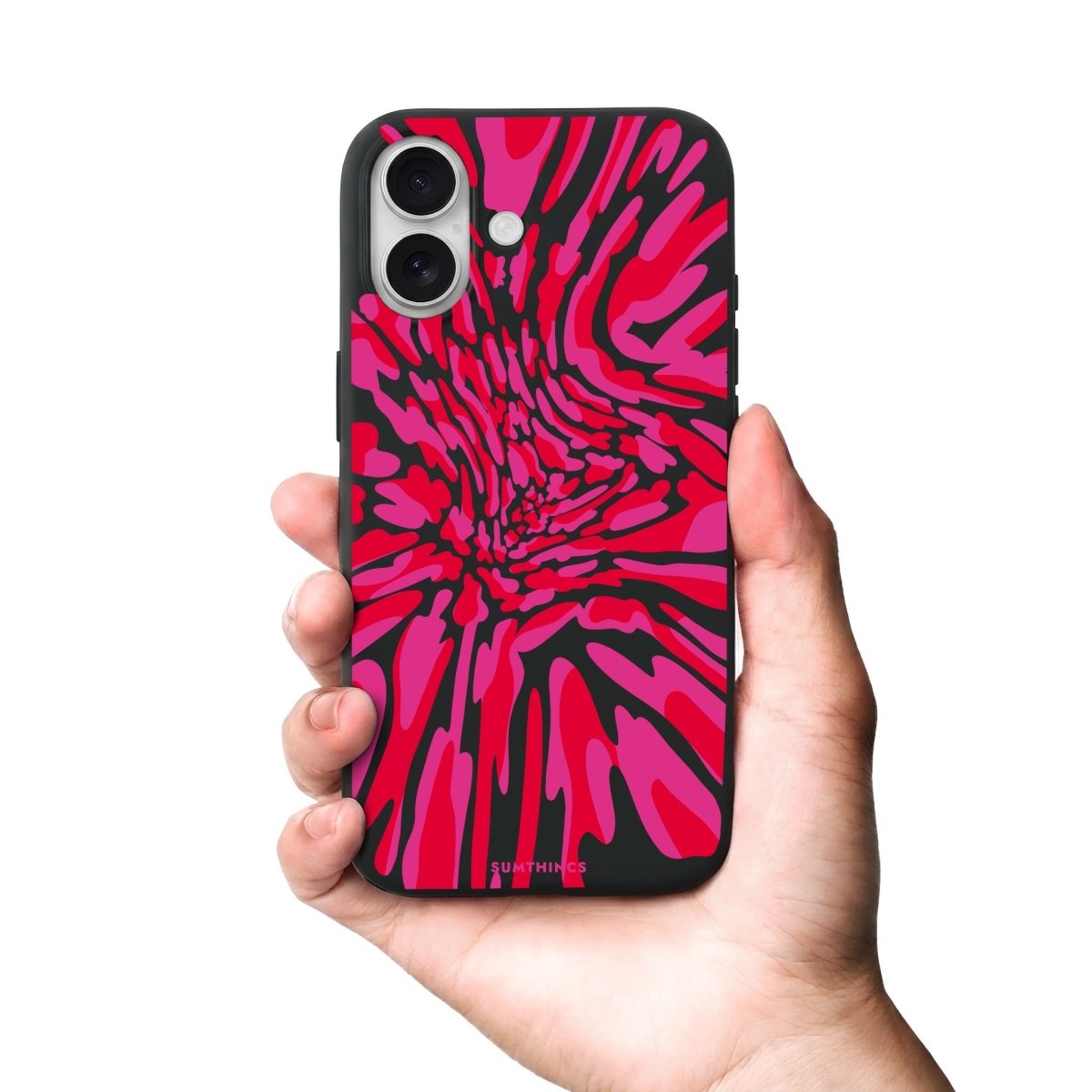 iPhone Neon Dreams Premium Telefon Kılıfı Bordo - Sumthincs