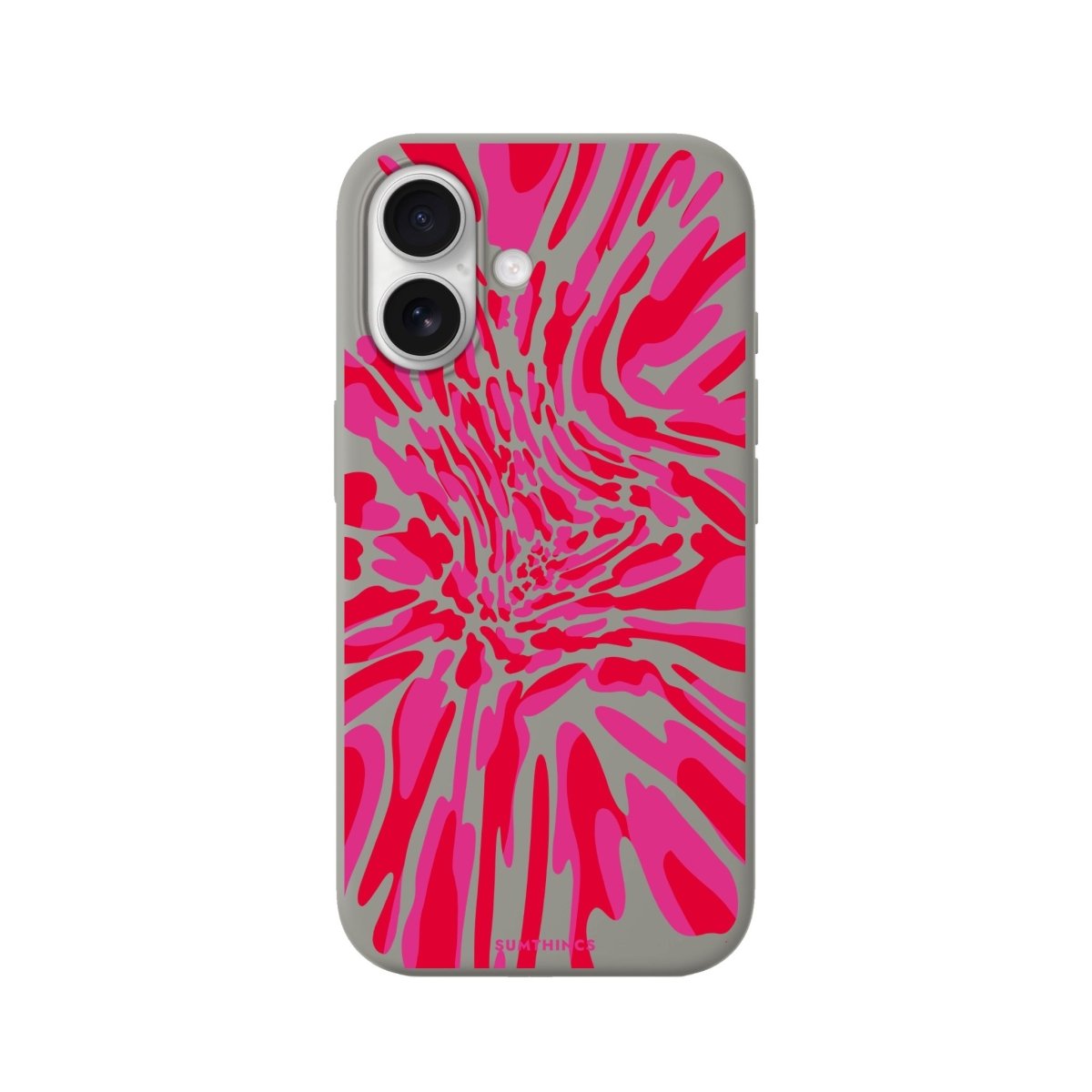iPhone Neon Dreams Premium Telefon Kılıfı Gri - Sumthincs