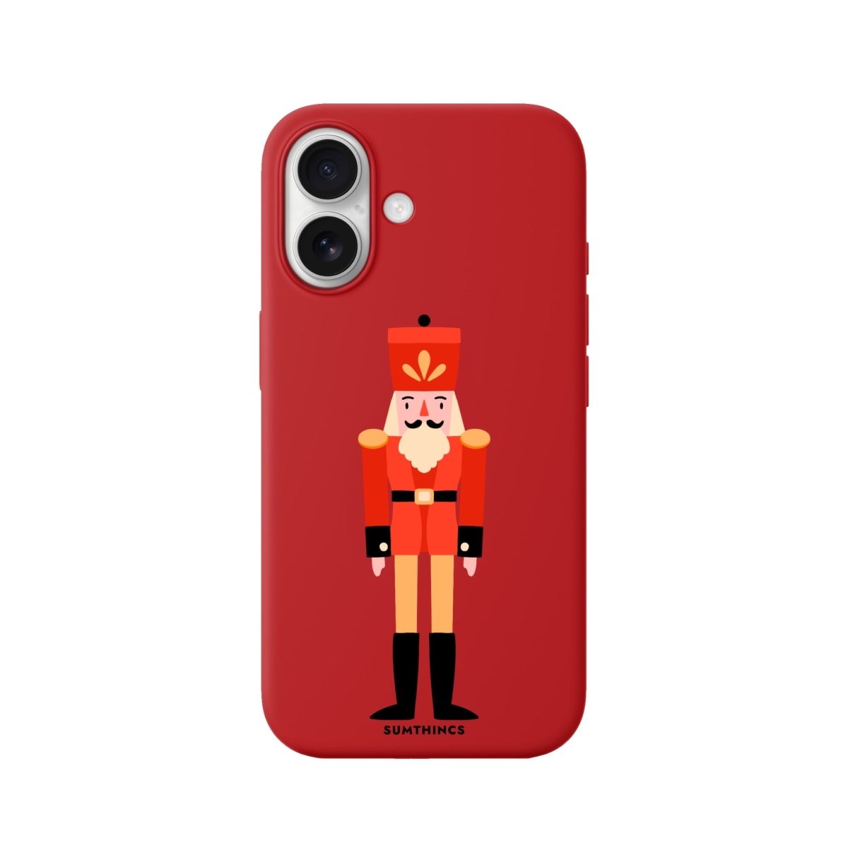iPhone Nutcracker Premium Telefon Kılıfı Kırmızı - Sumthincs