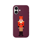 iPhone Nutcracker Premium Telefon Kılıfı Bordo - Sumthincs