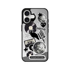 iPhone Party Stickers Mirror Aynalı Telefon Kılıfı - Sumthincs