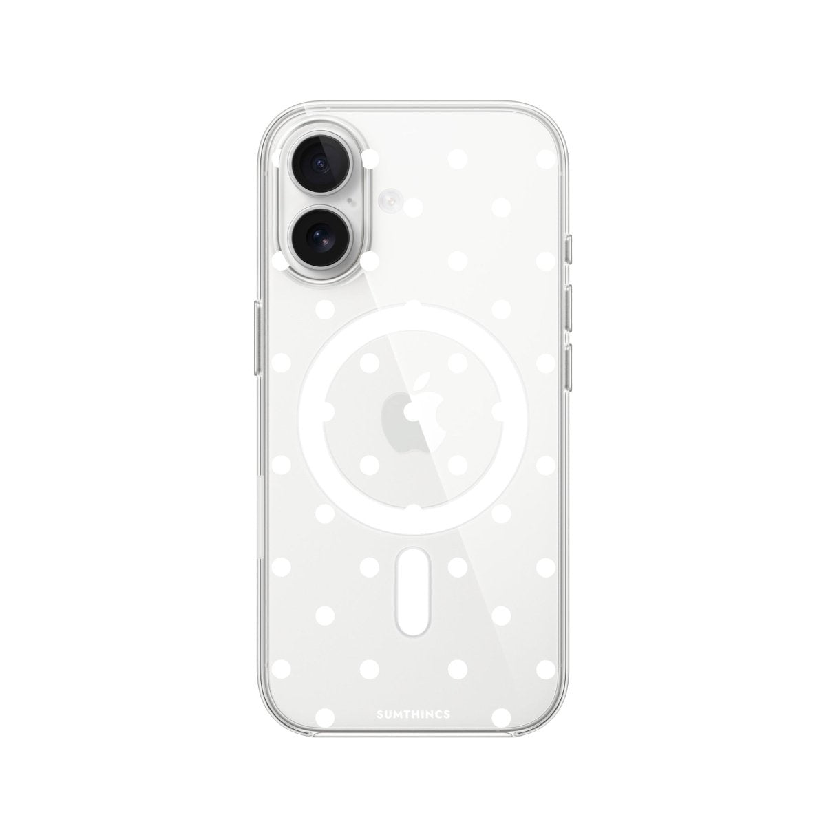 iPhone Polka Dots Clear Magsafe Telefon Kılıfı - Sumthincs