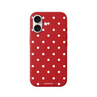 iPhone Polka Dots Premium Telefon Kılıfı Kırmızı - Sumthincs
