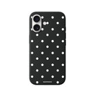 iPhone Polka Dots Premium Telefon Kılıfı Siyah - Sumthincs