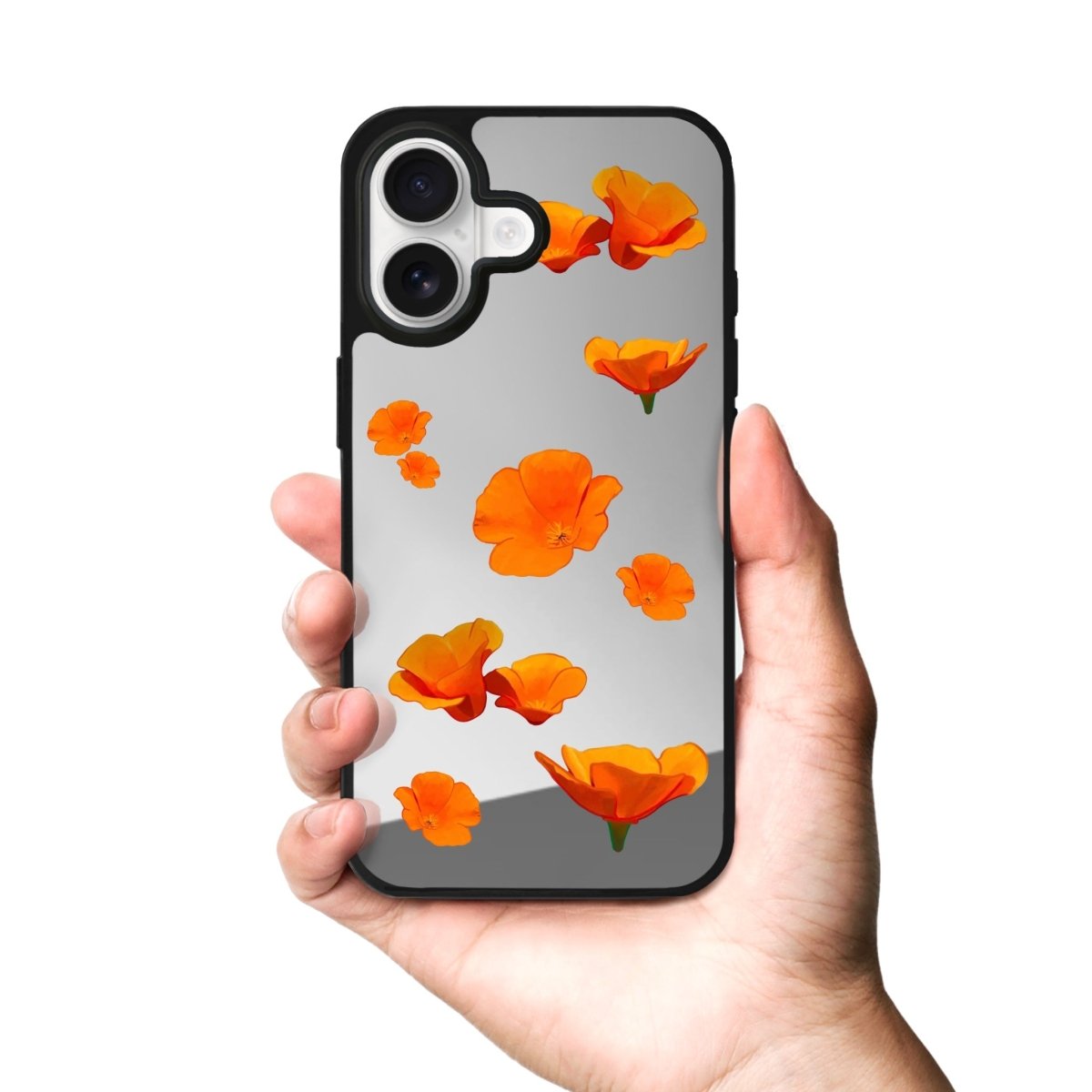 iPhone Poppies Mirror Aynalı Telefon Kılıfı - Sumthincs