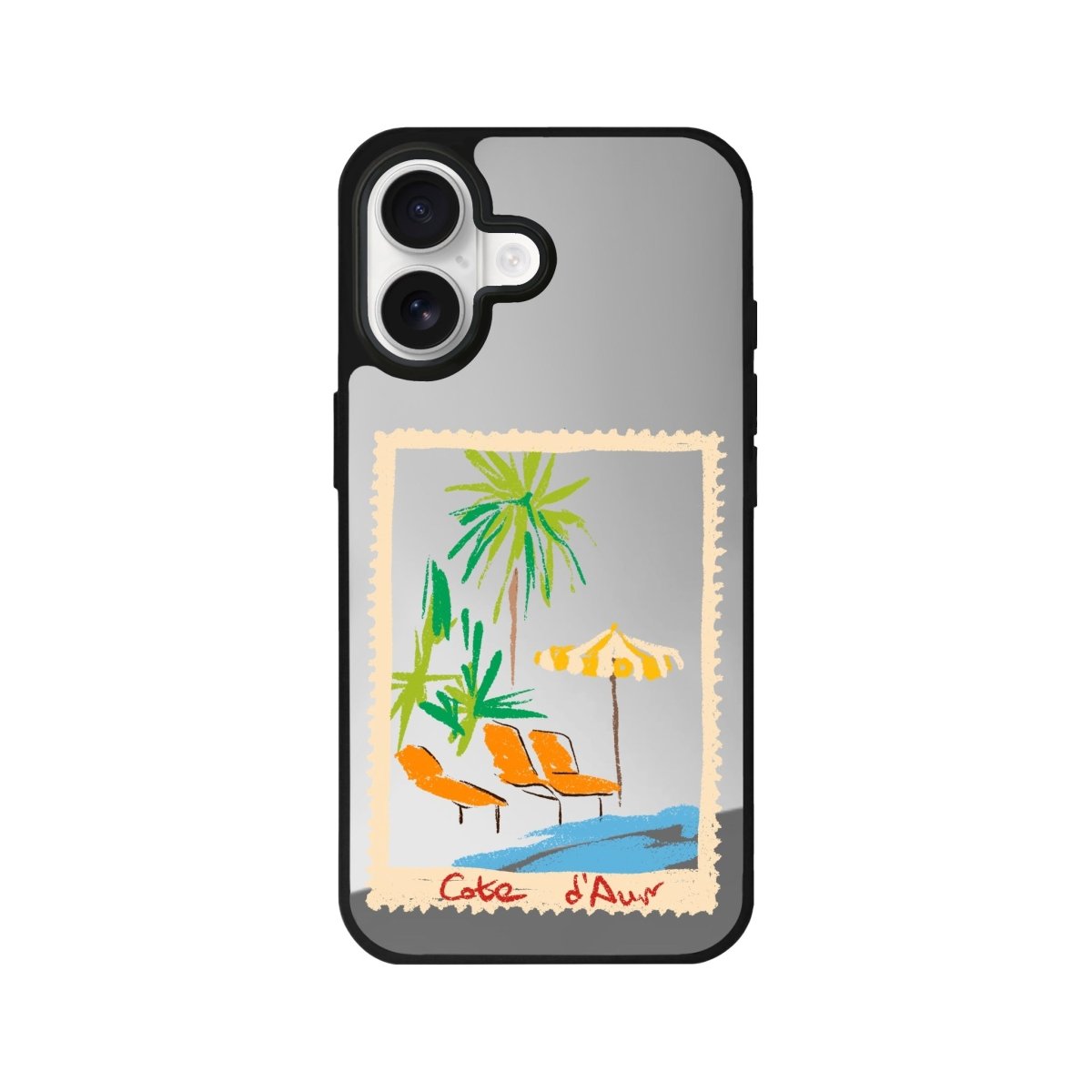iPhone Postcard Mirror Aynalı Telefon Kılıfı - Sumthincs