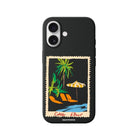 iPhone Postcard Premium Telefon Kılıfı Siyah - Sumthincs