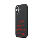 iPhone Problem Premium Telefon Kılıfı Bordo - Sumthincs