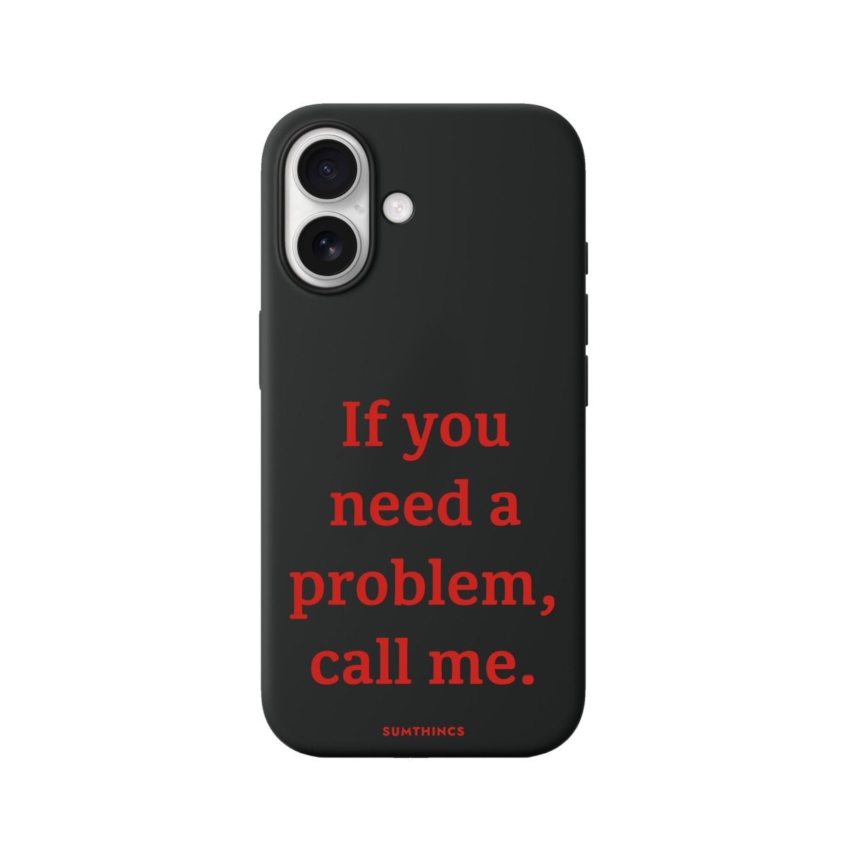 iPhone Problem Premium Telefon Kılıfı Siyah - Sumthincs