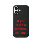 iPhone Problem Premium Telefon Kılıfı Siyah - Sumthincs