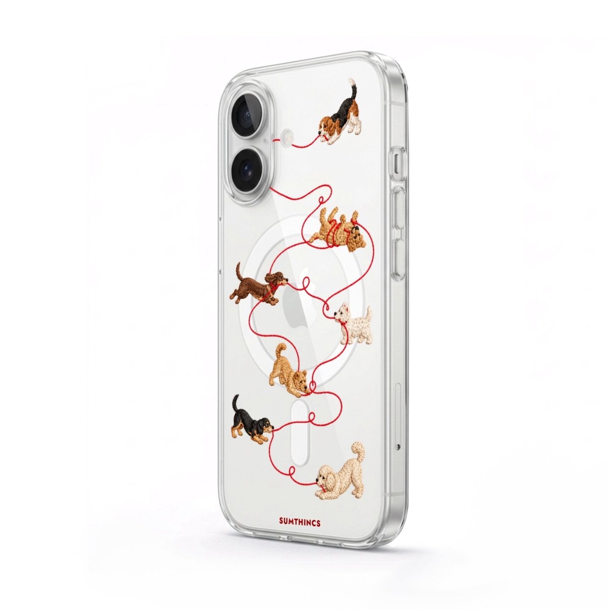 iPhone Puppy Clear Magsafe Telefon Kılıfı - Sumthincs