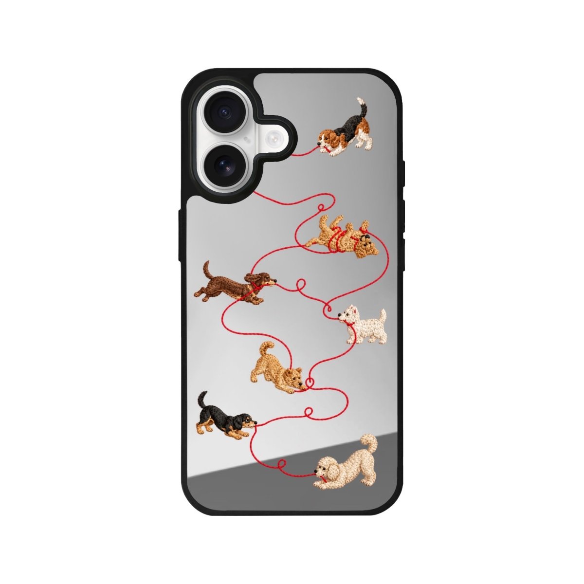 iPhone Puppy Mirror Aynalı Telefon Kılıfı - Sumthincs