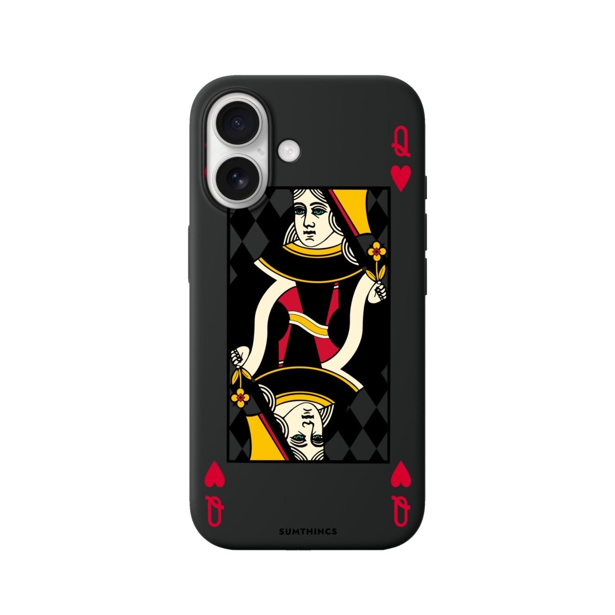 iPhone Queen Premium Telefon Kılıfı Siyah - Sumthincs