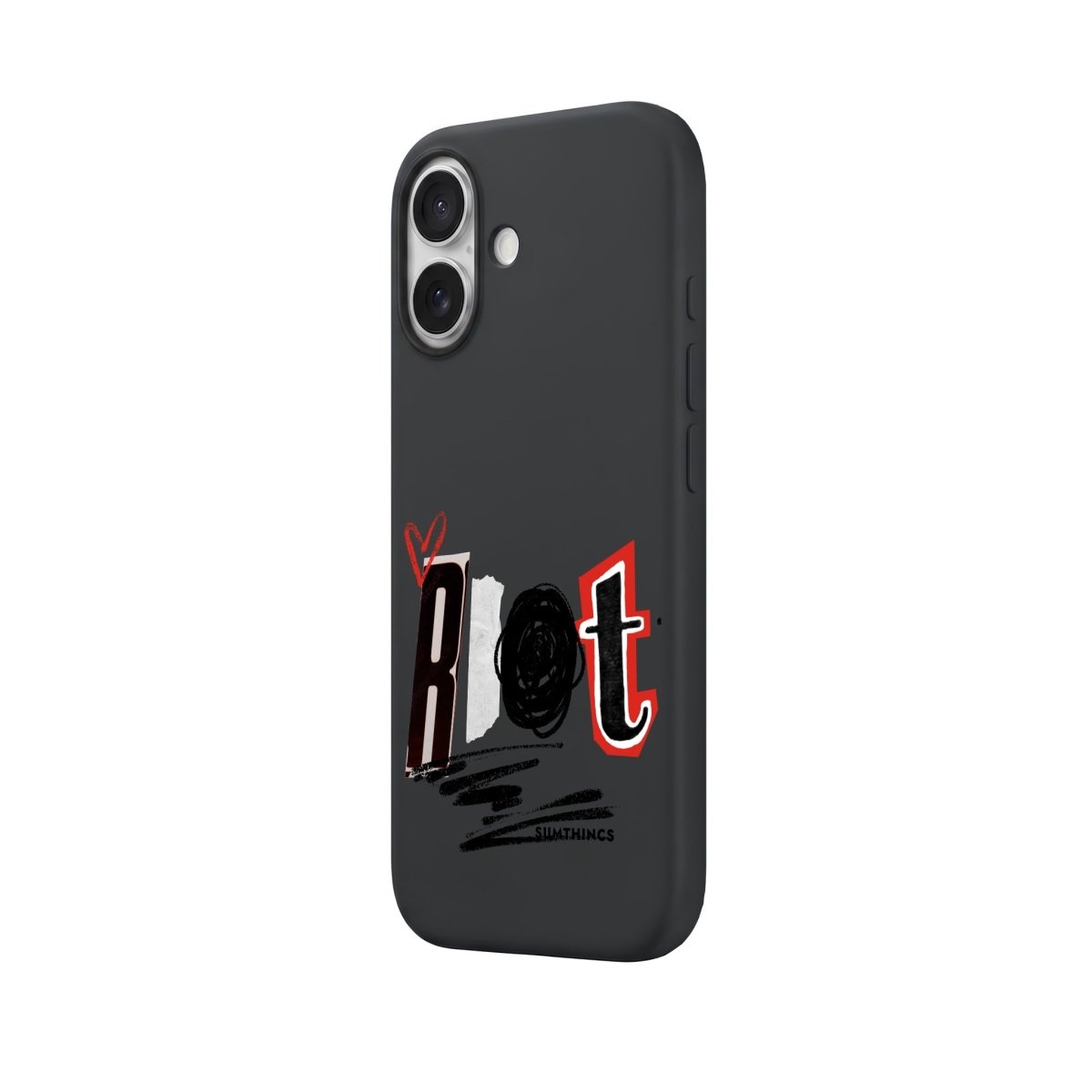 iPhone Rebel Premium Telefon Kılıfı Bordo - Sumthincs