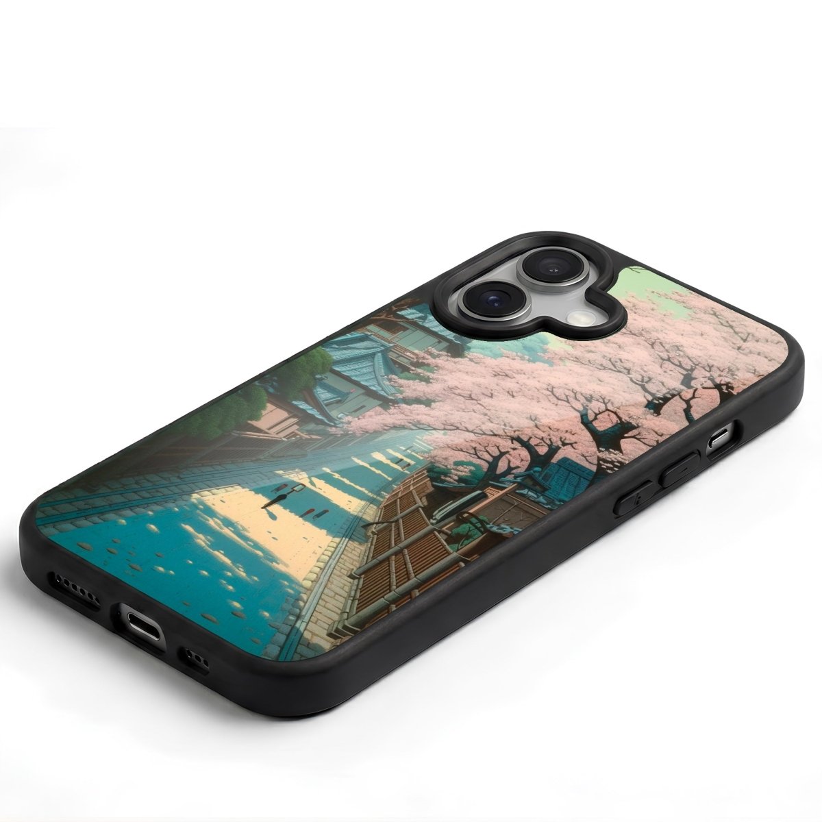 iPhone Sakura Road Glossy Telefon Kılıfı - Sumthincs