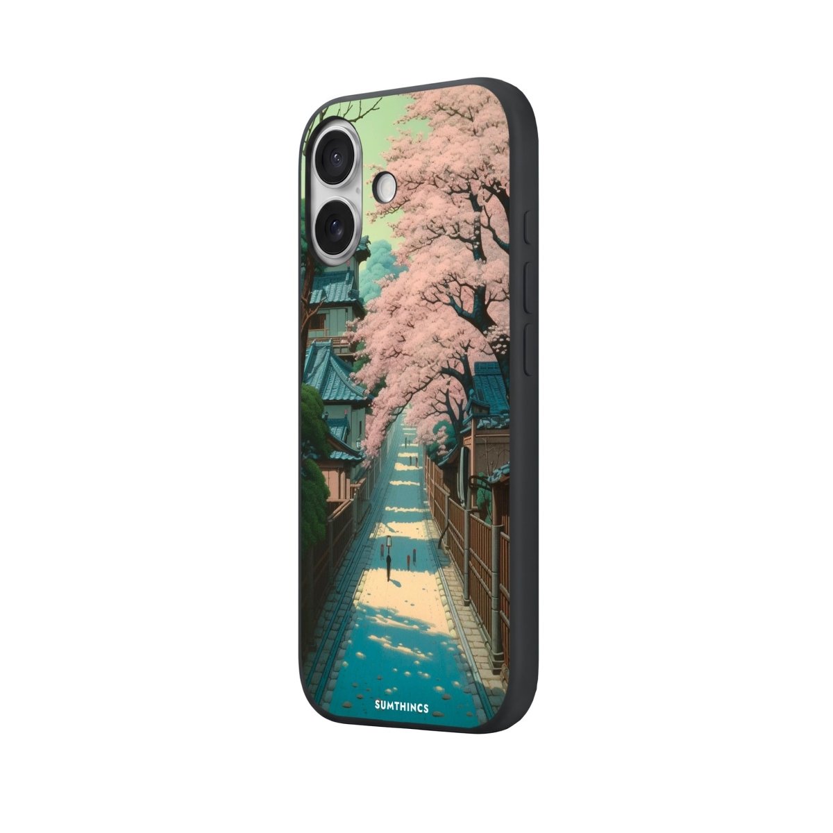 iPhone Sakura Road Premium Telefon Kılıfı - Sumthincs