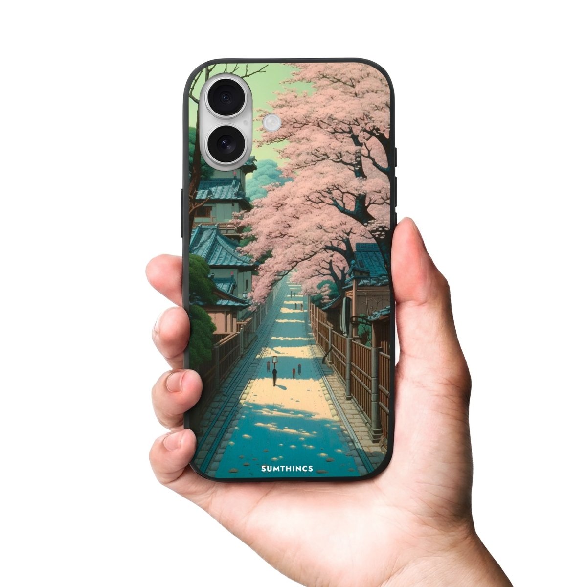 iPhone Sakura Road Premium Telefon Kılıfı - Sumthincs