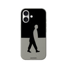 iPhone Silhouette Premium Telefon Kılıfı Gri - Sumthincs