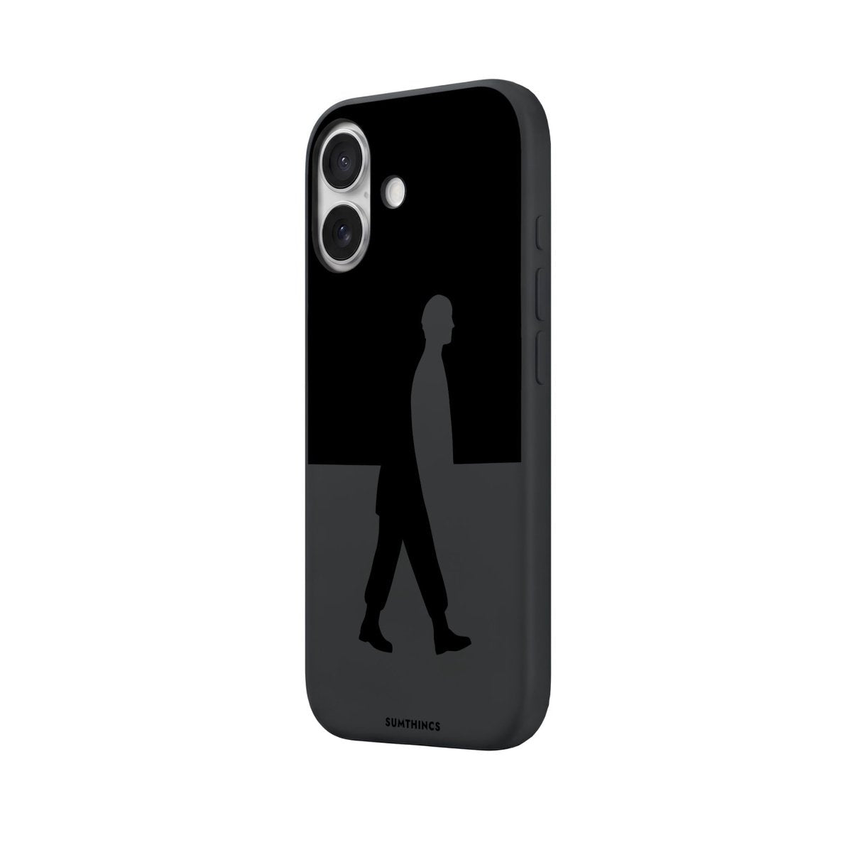 iPhone Silhouette Premium Telefon Kılıfı Bordo - Sumthincs