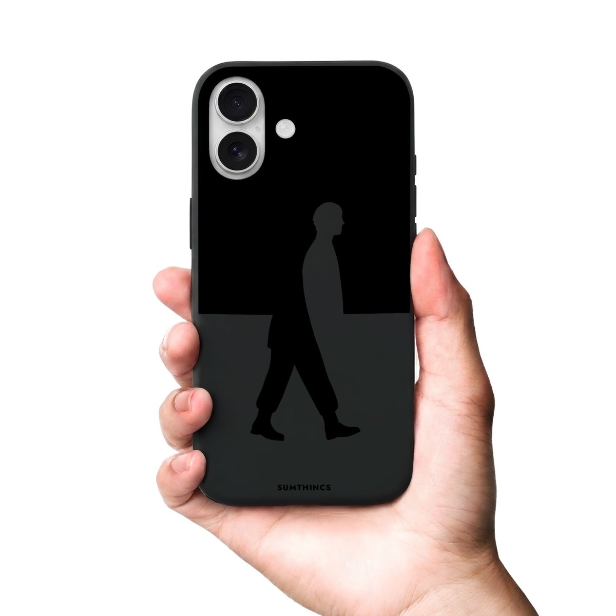 iPhone Silhouette Premium Telefon Kılıfı Bordo - Sumthincs
