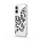iPhone Silver Bow Clear Magsafe Telefon Kılıfı - Sumthincs