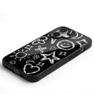 iPhone Silver Doodles Glossy Telefon Kılıfı - Sumthincs