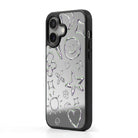 iPhone Silver Doodles Mirror Aynalı Telefon Kılıfı - Sumthincs