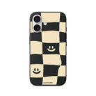 iPhone Smiling Check Premium Telefon Kılıfı Siyah - Sumthincs