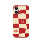 iPhone Smiling Check Premium Telefon Kılıfı Kırmızı - Sumthincs