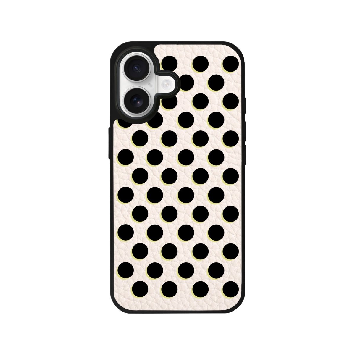 iPhone Solar Eclipse Leather Deri Telefon Kılıfı Bej - Sumthincs