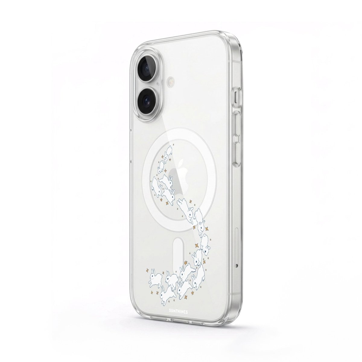 iPhone Starry Bunnies Clear Magsafe Telefon Kılıfı - Sumthincs