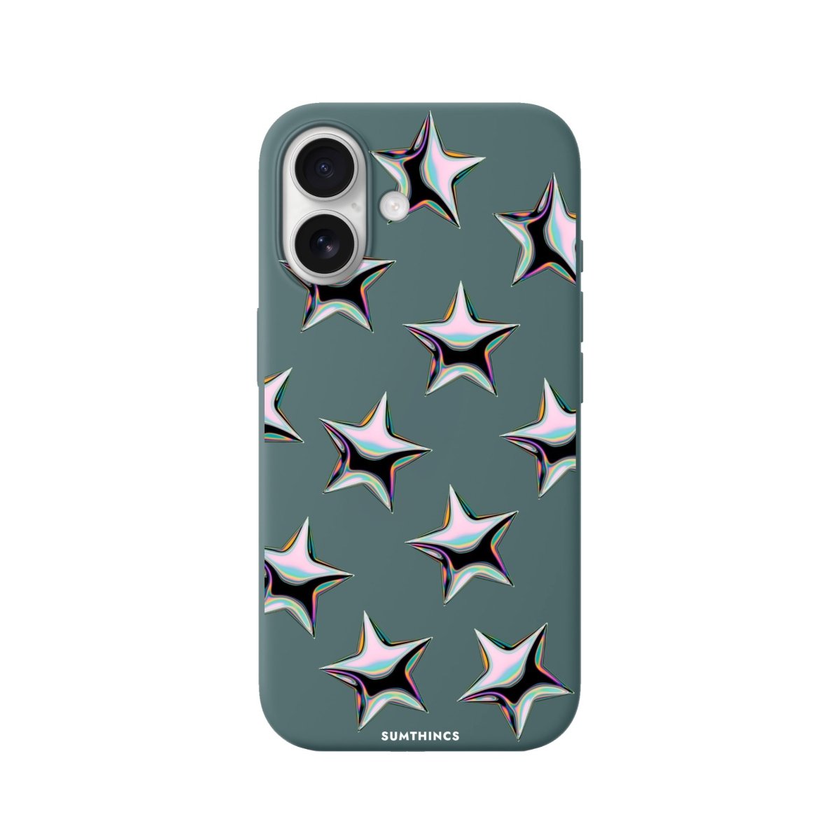 iPhone Stars Premium Telefon Kılıfı Kaktüs Yeşili - Sumthincs