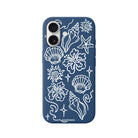 iPhone Summer Sketch Premium Telefon Kılıfı Pasifik Mavi - Sumthincs
