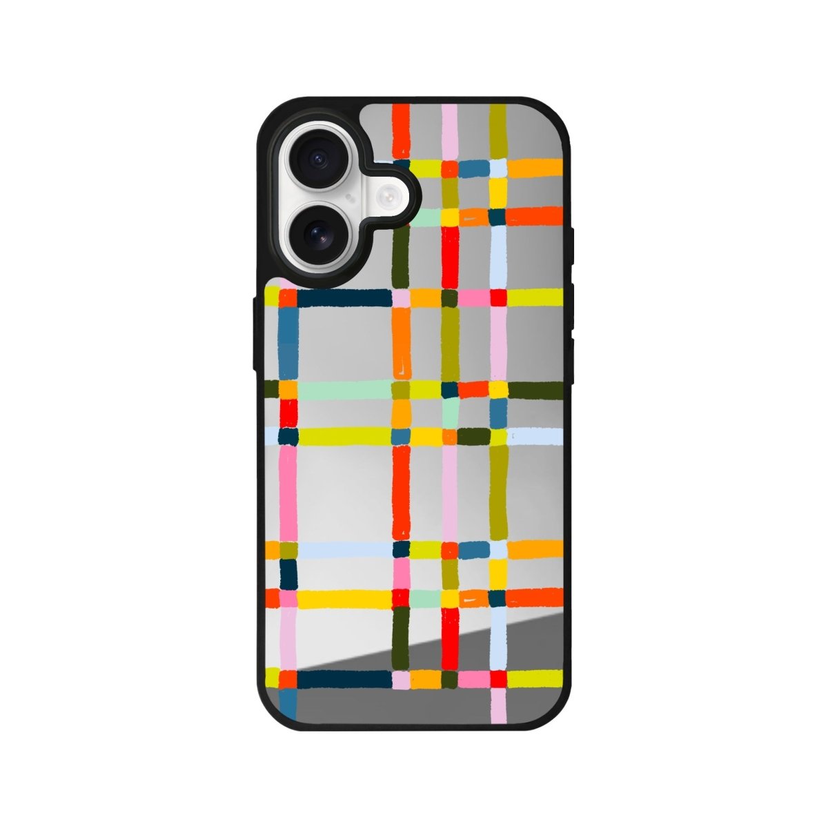 iPhone Sunny Stripes Mirror Aynalı Telefon Kılıfı - Sumthincs