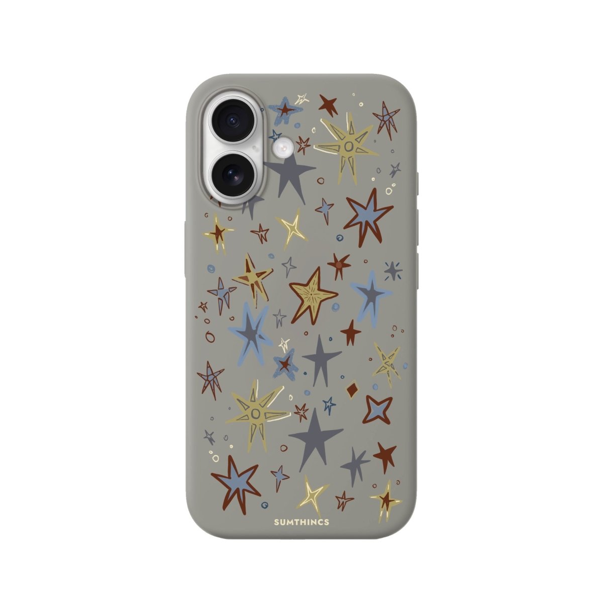 iPhone Twinkle Premium Telefon Kılıfı Gri - Sumthincs