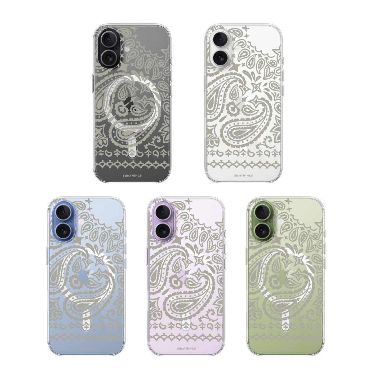 iPhone Urban Bandana Clear Magsafe Telefon Kılıfı - Sumthincs