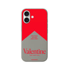 iPhone Valentine Premium Telefon Kılıfı Gri - Sumthincs