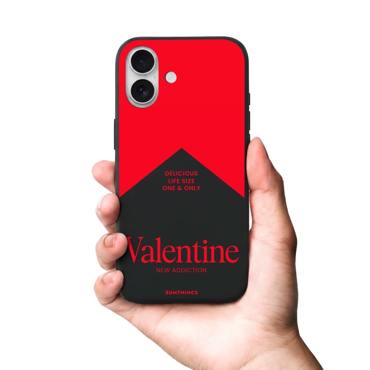 iPhone Valentine Premium Telefon Kılıfı Bordo - Sumthincs