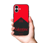 iPhone Valentine Premium Telefon Kılıfı Bordo - Sumthincs