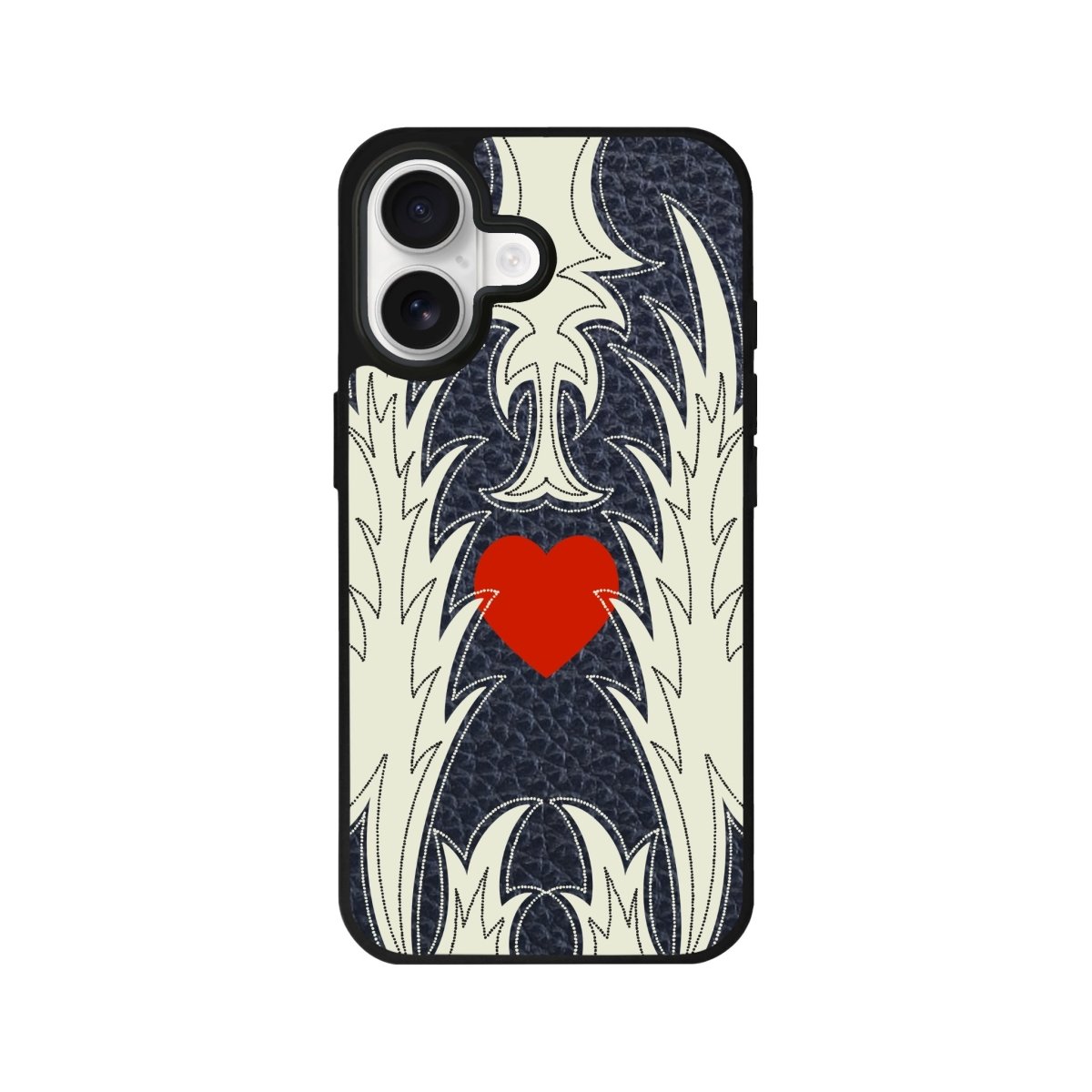 iPhone Wildheart Leather Deri Telefon Kılıfı Pasifik Mavi - Sumthincs