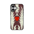 iPhone Wildheart Leather Deri Telefon Kılıfı Bordo - Sumthincs