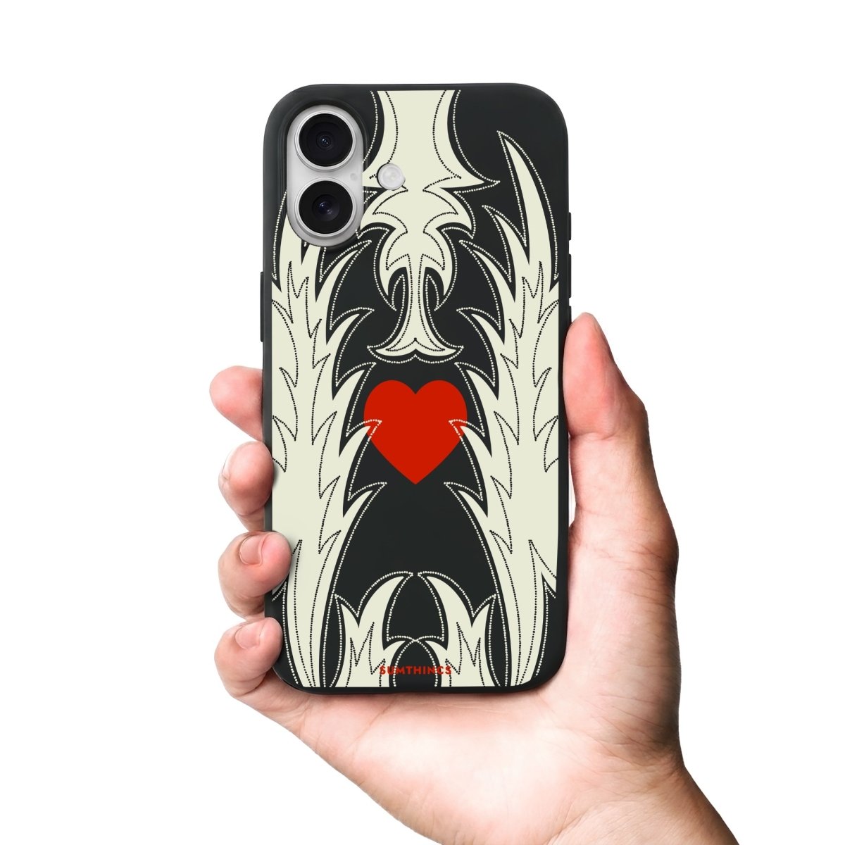iPhone Wildheart Premium Telefon Kılıfı Bordo - Sumthincs