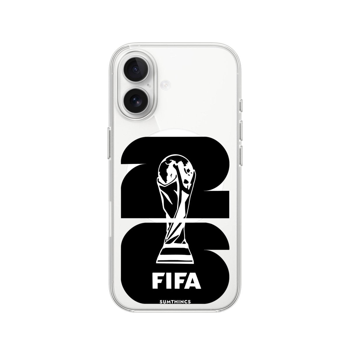 iPhone World Cup 26 Clear Magsafe Telefon Kılıfı - Sumthincs