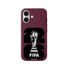iPhone World Cup 26 Premium Telefon Kılıfı Bordo - Sumthincs