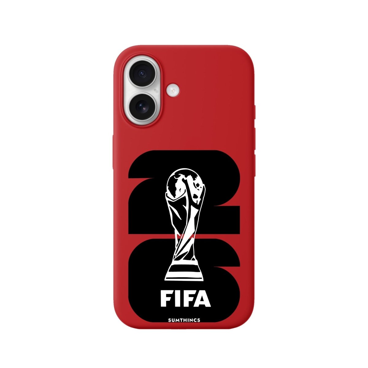 iPhone World Cup 26 Premium Telefon Kılıfı Kırmızı - Sumthincs