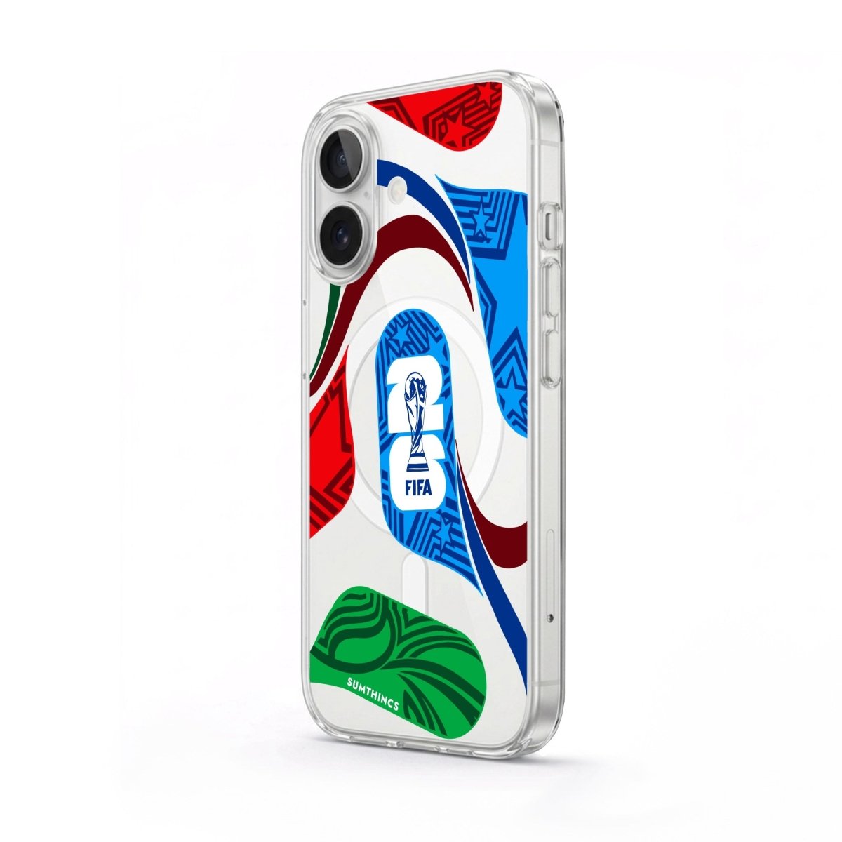 iPhone World Cup Ball Clear Magsafe Telefon Kılıfı - Sumthincs