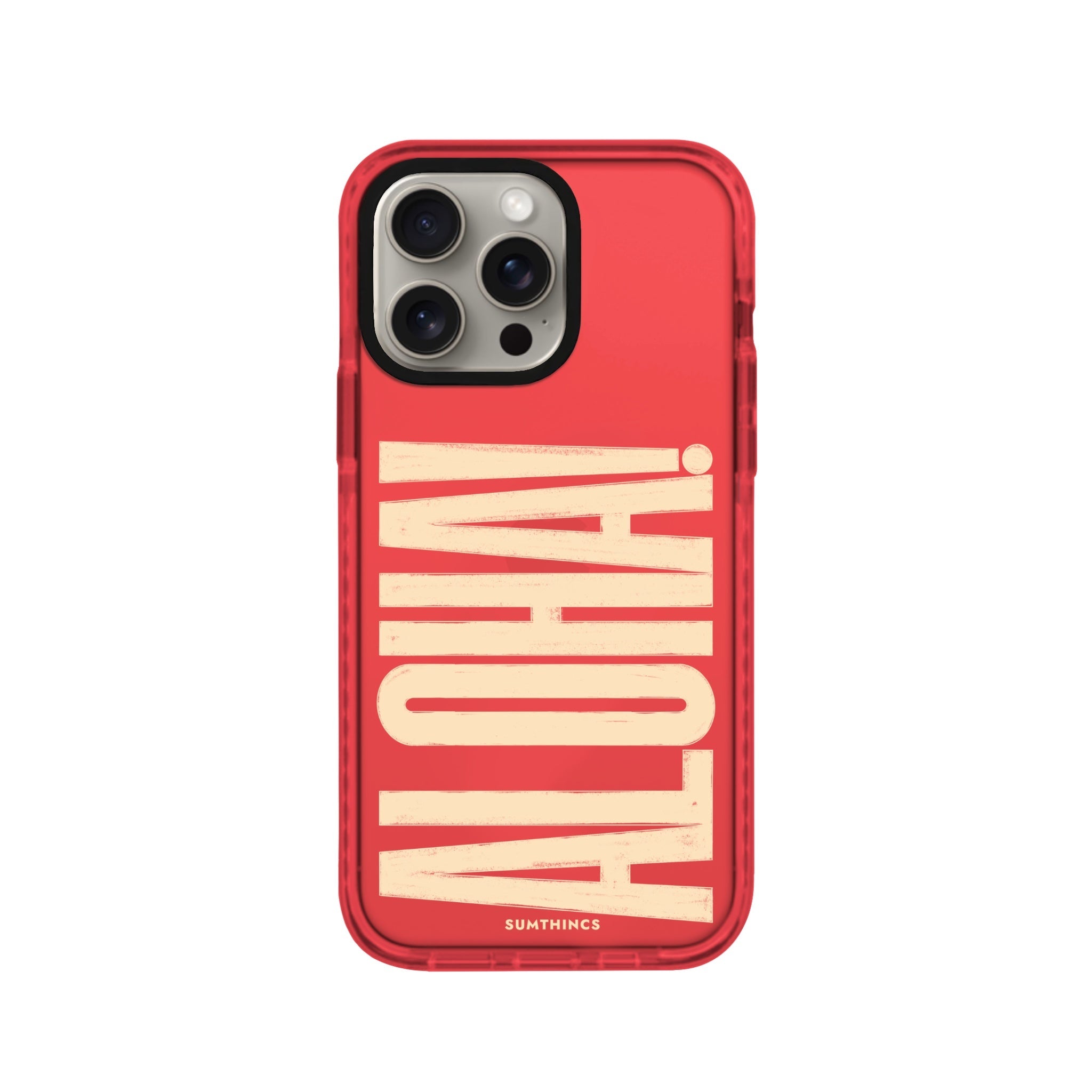 iPhone XR Aloha Procase Şeffaf Telefon Kılıfı - SUMTHINCS