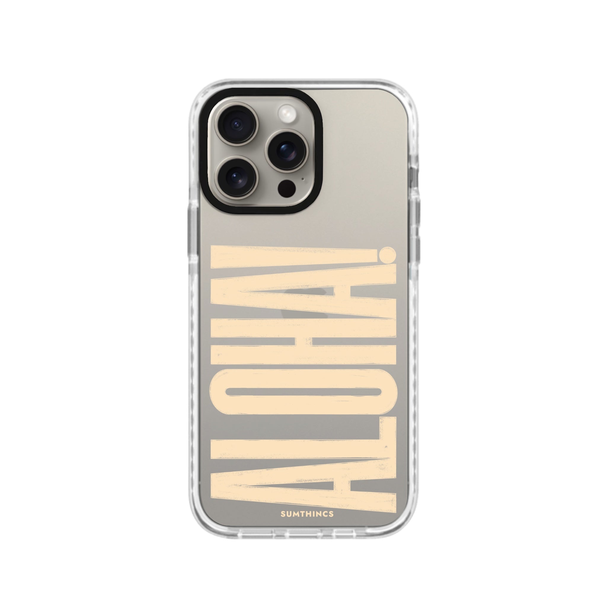 iPhone XR Aloha Procase Şeffaf Telefon Kılıfı - SUMTHINCS