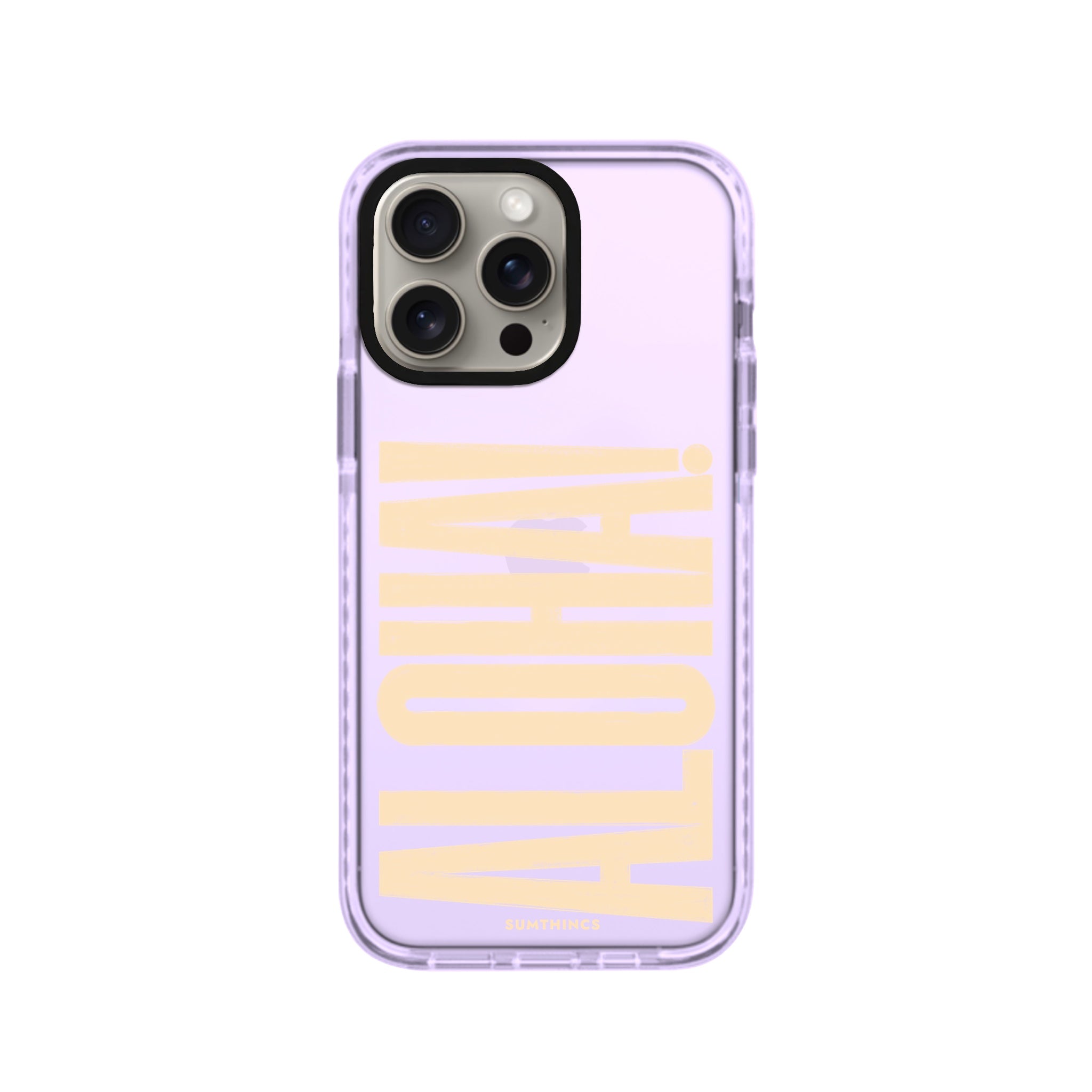iPhone XR Aloha Procase Şeffaf Telefon Kılıfı - SUMTHINCS